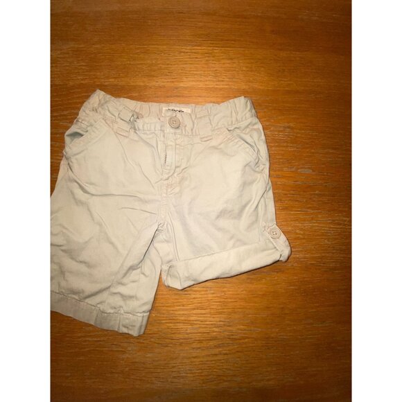 Cherokee Boys Khaki Cargo Shorts Size 5 Adjustable Waist Cotton Blend - Picture 2 of 4